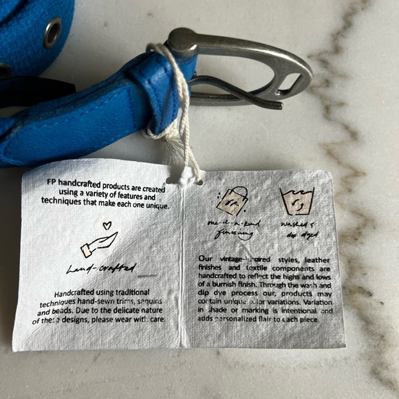 Free People Blue Belt - Picture 6 of 7